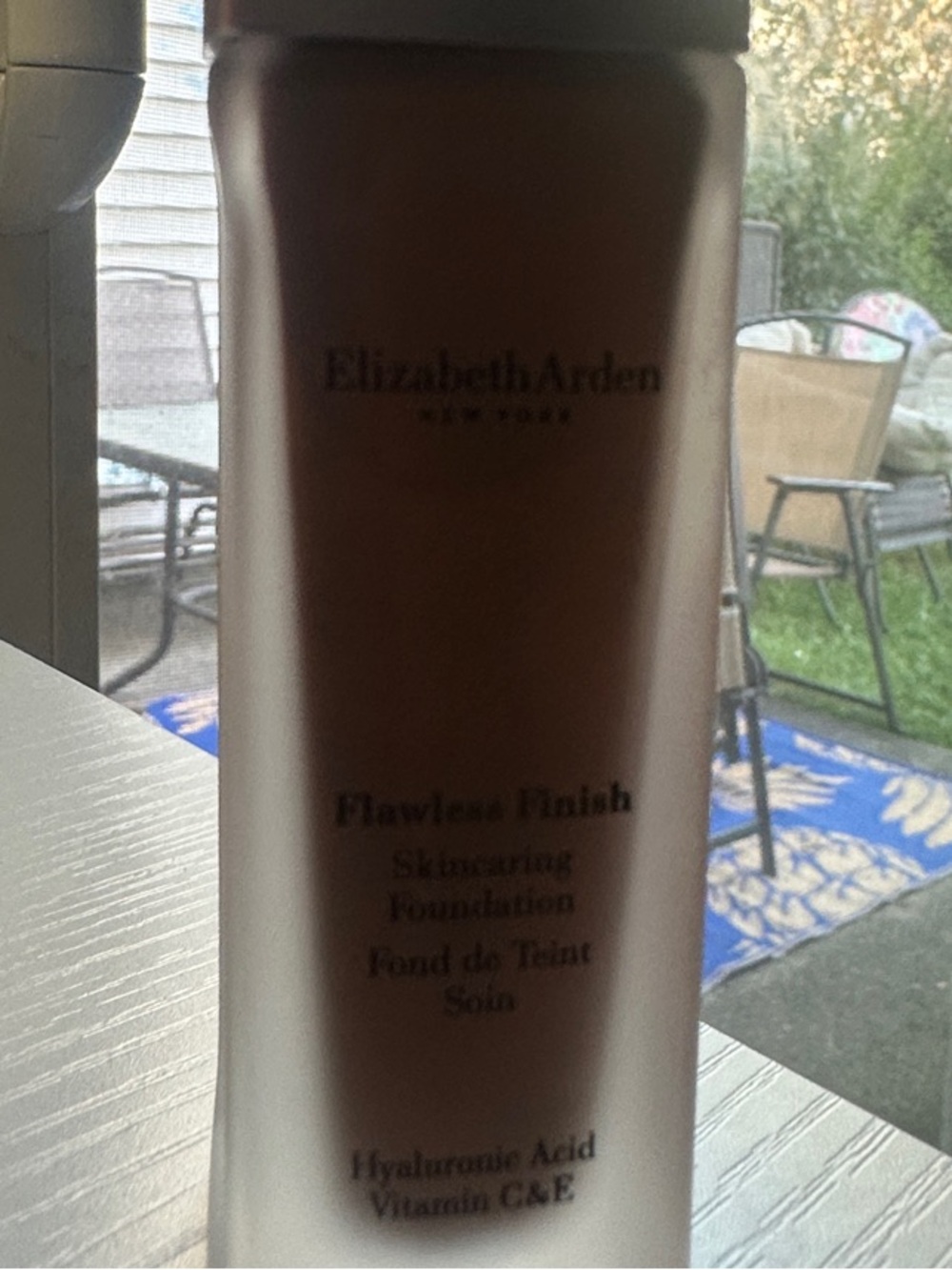 Elizabeth Arden Foundation Bottle in Medium Brown Shade